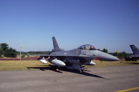 89-0038 @ EBBL - Turkish Air Force F-16C on display at Kleine Brogel Air Base, Belgium. - by Henk van Capelle