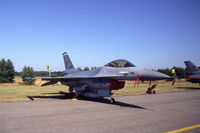 J-136 @ EBBL - Royal Netherlands Air Force F-16A on display at Kleine Brogel Air Base, Belgium. 314 sqn, 1991. - by Henk van Capelle