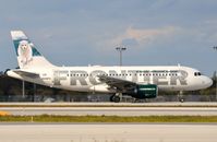 N938FR @ KFLL - Frontier A319 taking-off - by FerryPNL
