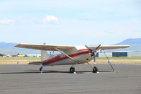 N61405 @ LGD - N61405 Cessna 185 at La Grande, OR - by Pete Hughes