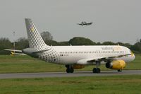 EC-LRE @ LFRB - Airbus A320-232, Taxiing after landing rwy 25L, Brest-Guipavas Airport (LFRB-BES - by Yves-Q