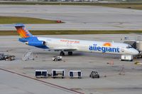 N426NV @ KFLL - Allegiant MD82 being preparred for its flight. - by FerryPNL
