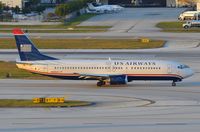 N435US @ KFLL - US B734 taxying out for departure. - by FerryPNL