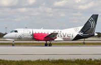 N303AG @ KFLL - Silver SF340 taxying past. - by FerryPNL