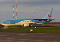 PH-TFD @ EGSH - Being towed along Taxiway Papa after spray into the Dreamliner livery..... - by Matt Varley