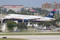 N107US @ FLL - USAirways A320 - by Florida Metal