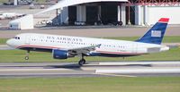N124US @ TPA - US Airways A320 - by Florida Metal
