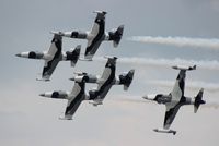 N138EM @ LAL - Black Diamond Jet Team - by Florida Metal
