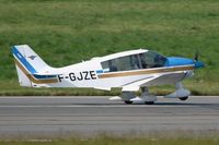 F-GJZE @ LFRB - Robin DR-400-120, Landing rwy 07R, Brest-Bretagne Airport (LFRB-BES) - by Yves-Q