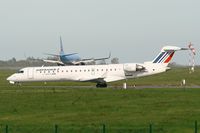 F-GRZE @ LFRB - Canadair Regional Jet CRJ-702, Holding point, Brest-Guipavas Airport (LFRB-BES) - by Yves-Q