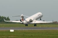 F-GRZE @ LFRB - Canadair Regional Jet CRJ-702, Take off rwy 07R, Brest-Guipavas Airport (LFRB-BES) - by Yves-Q