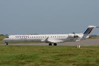 F-HMLF @ LFRB - Canadair Regional Jet CRJ-1000, Taxiing to Rwy 07R, Brest-Guipavas Airport (LFRB-BES) - by Yves-Q