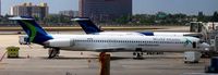 N802WA @ KMIA - World Atlantic Airlines McDonnell-Douglas MD-83 - by Kreg Anderson