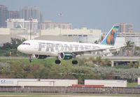 N211FR @ FLL - Airbus Griswald the Grizzly Bear A320 - by Florida Metal