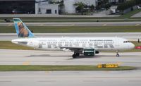 N211FR @ FLL - Frontier Griswald the Grizzly A320