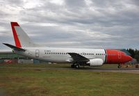 G-GDFH @ EGHH - Arriving at paintshop for paint to Jet 2 - by John Coates