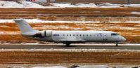 N97EA @ KGFK - Elite Airways Canadair CRJ-100 landing on runway 35L. - by Kreg Anderson