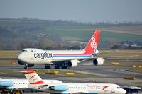 LX-VCI @ LOWW - B-747-8  from Cargolux at VIE - by Paul H