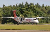 VT-SUH @ EGHH - Taxiing to depart on delivery - by John Coates