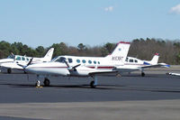 N1538T @ HOT - N1538T Cessna 421B  HOT 11.3.05 - by Brian Johnstone