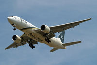 AP-BGL @ EGLL - Boeing 777-240ER [33777] (Pakistan International Airlines) Home~G 27/06/2010. On approach 27R - by Ray Barber