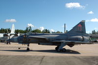 37413 @ ESDF - Saab JA37DI Viggen fighter of the Swedish Air Force at Ronneby Air Base. - by Henk van Capelle