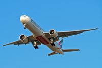 A6-ECI @ EGLL - Boeing 777-31HER [35580] (Emirates Airlines) Home~G 08/09/2009. On approach 27R. - by Ray Barber