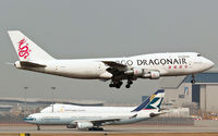 B-KAA @ VHHH - Dragonair Cargo - by Wong C Lam