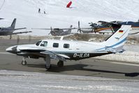 D-ILGA @ LFLJ - final stage of the steep runway at Courchevel altiport. - by Joop de Groot