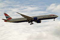 G-STBD @ EGLL - G-STBD   Boeing 777-36NER [38695] (British Airways) Home~G 31/08/2012. On approach 27L. - by Ray Barber