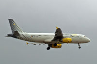 EC-LRA @ EGLL - Airbus A320-232 [2479] (Vueling Airlines) Home~G 04/08/2012. On approach 27L. - by Ray Barber