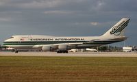 N492EV @ MIA - Evergreen Airways Cargo 747-400 former Japan Airlines