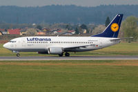D-ABEI @ LOWG - Beginning her roll for takeoff to Frankfurt as LH1261. - by Maciej Dyrbus