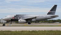 N527NK @ FLL - Spirit A319 - by Florida Metal