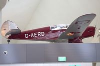 G-AERD - 1937 Percival P-3 Gull Six, c/n: D65 - in the Foyer of the National Museum of Australia in Canberra - by Terry Fletcher