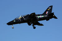 XX256 @ EGOV - Hawk T.1, Coded 256,  of 208 Squadron on short finals for runway 31 at EGOV.