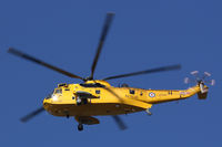 XZ592 @ EGOV - Sea King HAR.3, Coded H,  Rescue 122, C Flight 22 Sqn, returning to EGOV from Bangor Hospital.