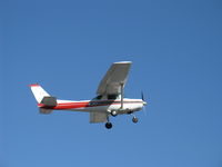 N5443L @ SZP - 1980 Cessna 152, Lycoming O-235 115 Hp, takeoff climb Rwy 04 - by Doug Robertson