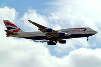 G-CIVT @ EGLL - Boeing 747-436 [25821] (British Airways) Home~G 31/08/2012. On approach 27L. - by Ray Barber