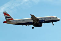 G-EUUG @ EGLL - Airbus A320-232 [1829] (British Airways) Home~G 14/08/2012. On approach 27L. - by Ray Barber