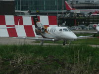 M-YTOY @ EGCC - just taxing off the OCS RAMP did not stay long - by packo