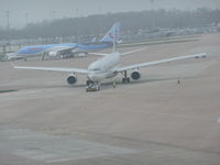 A7-AEN @ EGCC - aircraft has been pushed back by its tug from T2

photo taken from the top floor of the carkpark - by packo