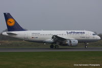 D-AIBE @ EGCC - Lufthansa - by Chris Hall