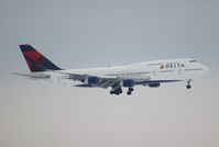 N676NW @ DTW - Delta 747-400 - by Florida Metal