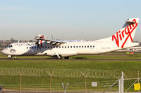 VH-FVP @ YSSY - taxiing to 34R - by Bill Mallinson