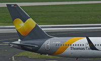D-ABOH @ EDDL - Condor, here is the tailsektion with the new heart-logo on it - by A. Gendorf