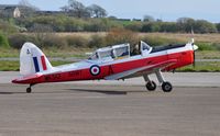 G-BXIM @ EGFH - Visiting ex-Army Air Corps Chipmunk ARMY WK512/A. - by Roger Winser