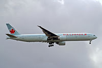 C-FIVR @ EGLL - Boeing 777-333ER [35241] (Air Canada) Home~G 28/08/2011. On approach 27L. - by Ray Barber