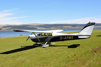 G-ARWS - Cessna 175C at Glenforsa, Isle of Mull, Scotland - by M D Fage
