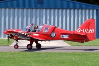 G-ULHI @ EGBP - Scottish Aviation SA.120-101 Bulldog [BH120/148] Kemble~G 10/08/2012 - by Ray Barber